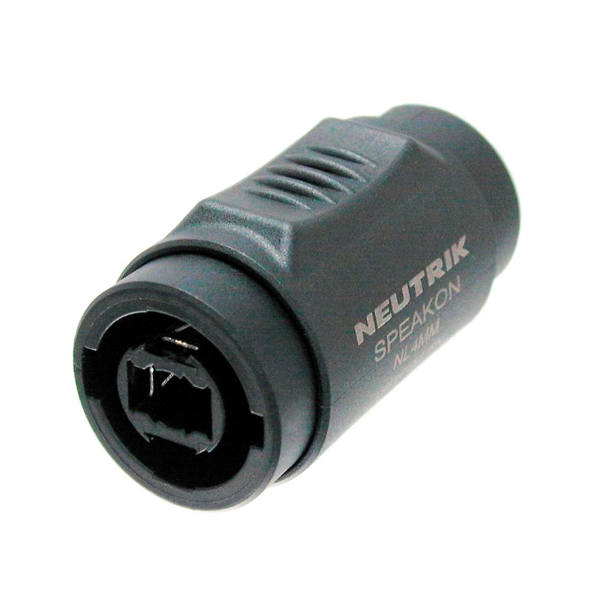 Lockable 4-pin speakON adapter