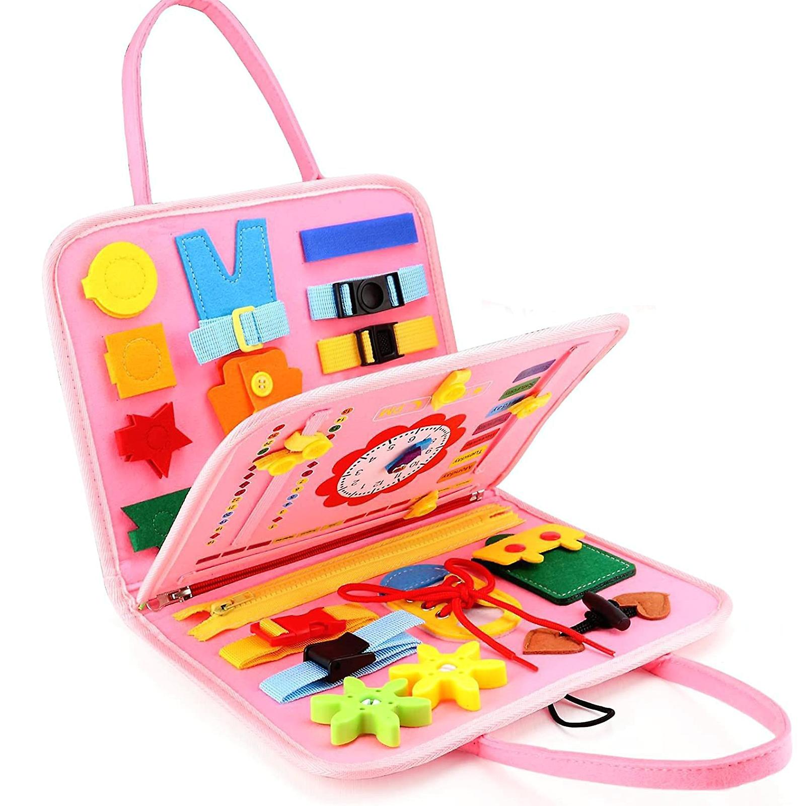 Felt Learning Board Toys for Toddlers Portable Lightweight Puzzle Toy Gift for Children's Day