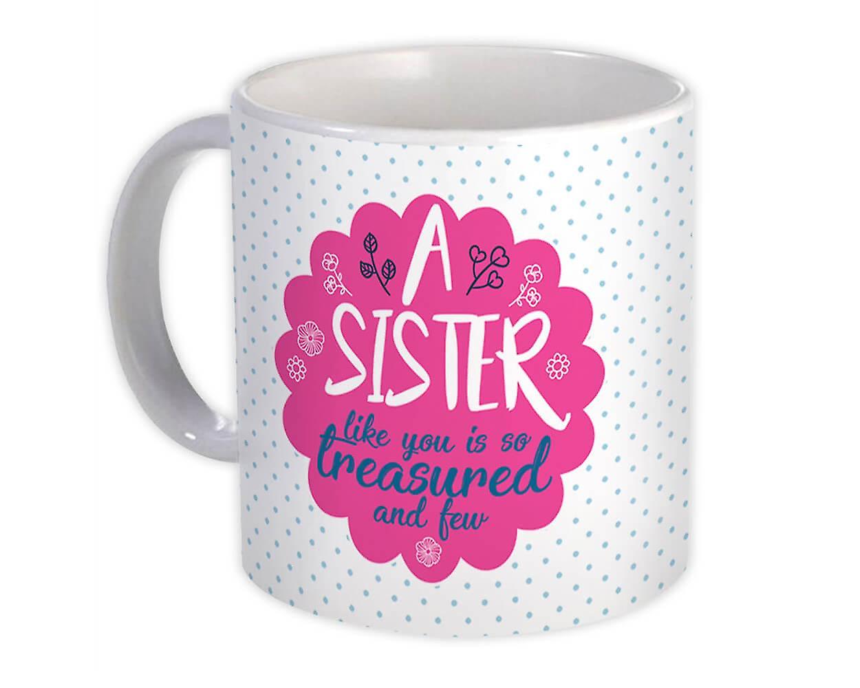 Gift Mug: Treasured Sister Floral