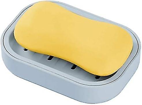 Bathroom Soap Dishes. Strong draining.Keep Soap Dry.Easy To Clean Soap Dish(Blue)