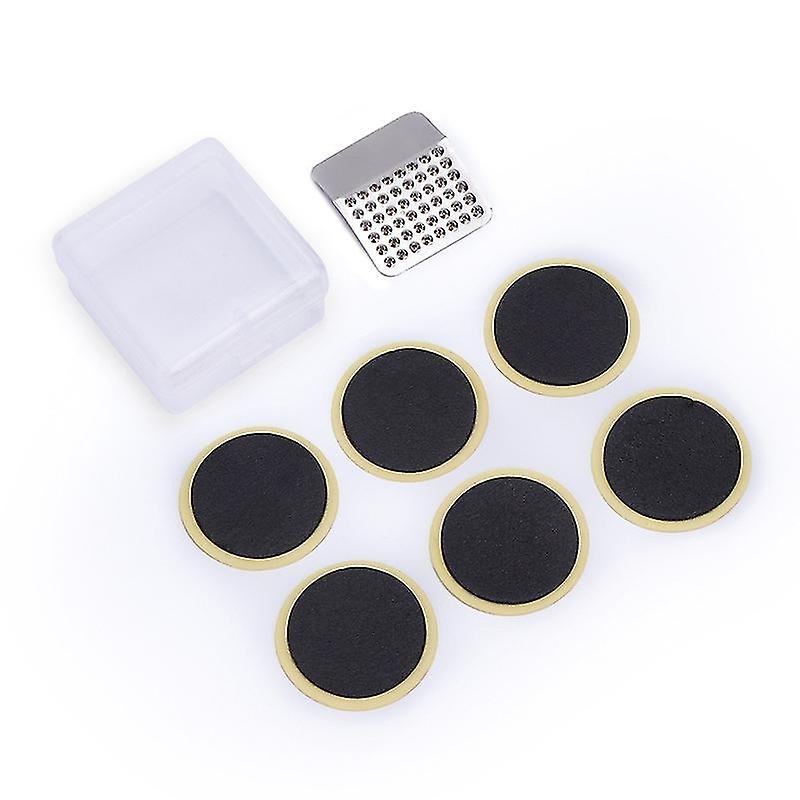 Pack of 6 lightweight self-adhesive bike puncture repair patches