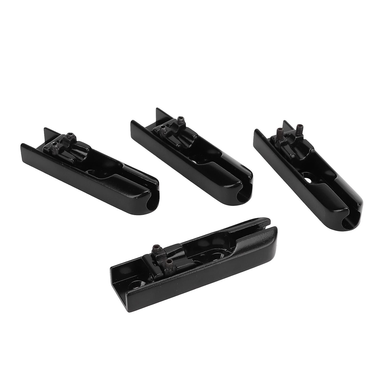 エレクトリックベースブリッジメタル耐摩耗性テクスチャード個別4弦エレクトリックベースギターブリッジブラック