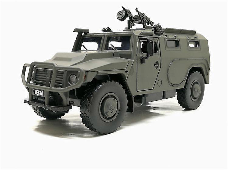High Simulation 1:32 Alloy Sliding Russian Armored Vehicle Explosion-proof Military Model Sound light Control Car Kids Toys