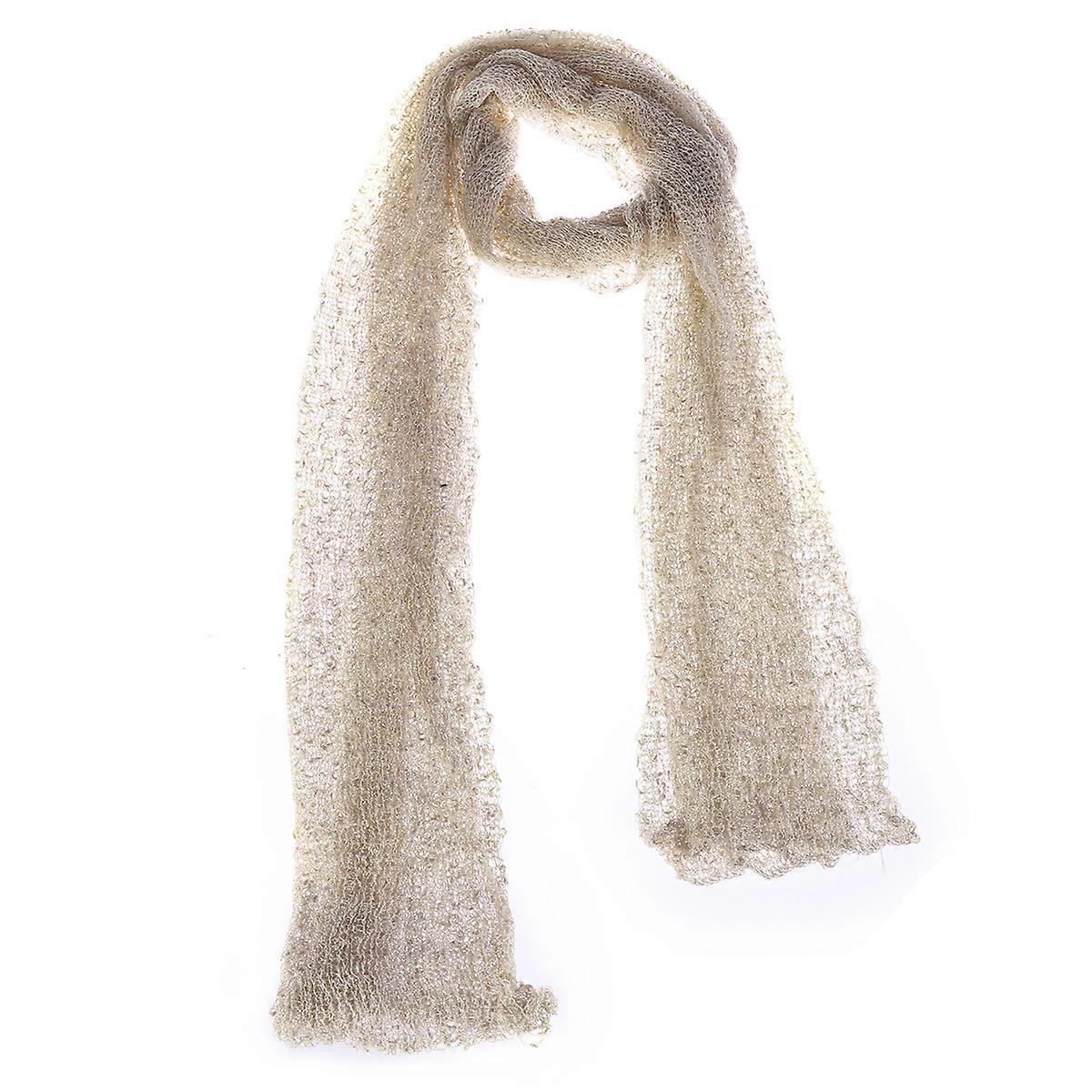 Newborn Baby Photography Photo Prop Stretch Wrap Baby Long Ripple Wrap (Beige)