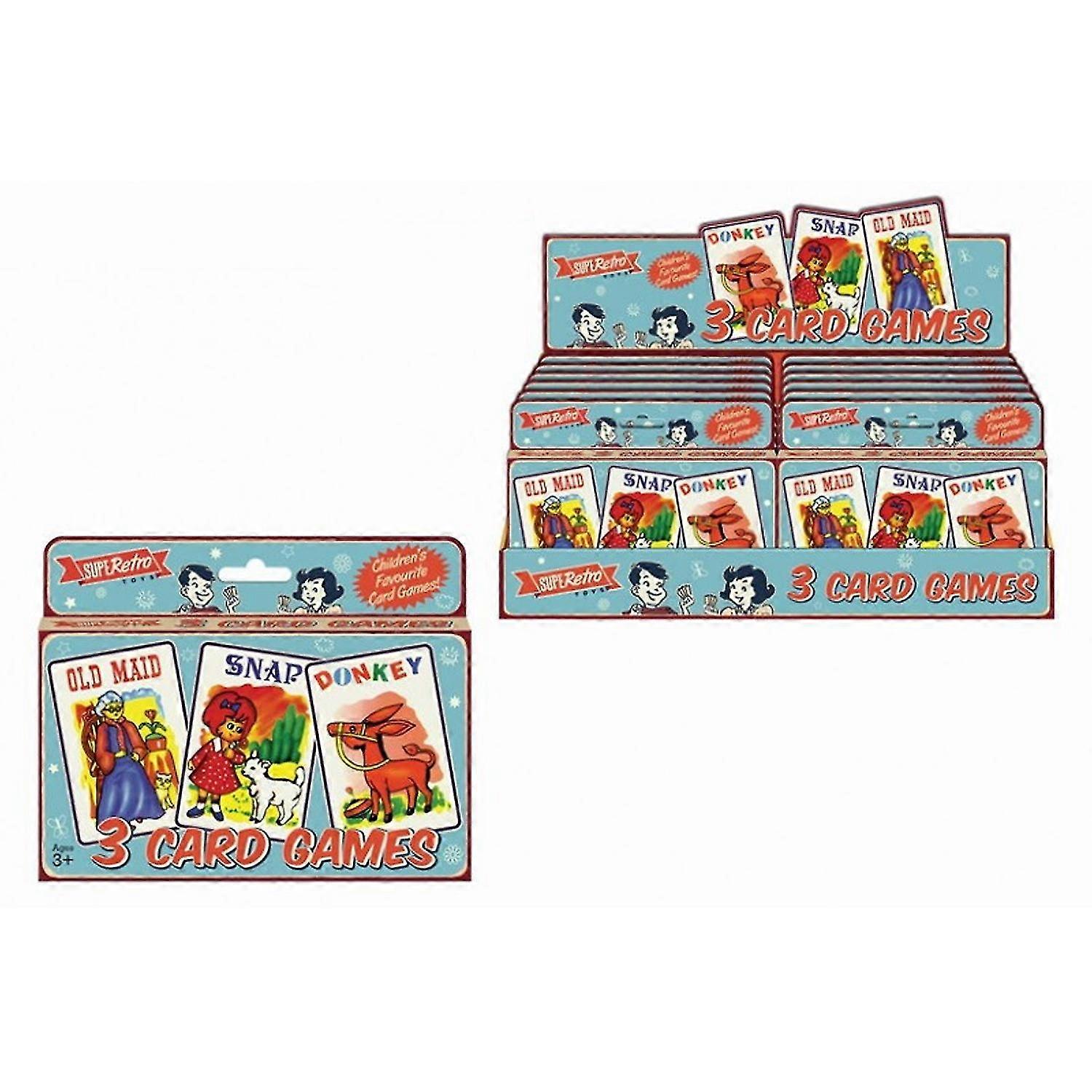 12 pakjes retro kaartspellen