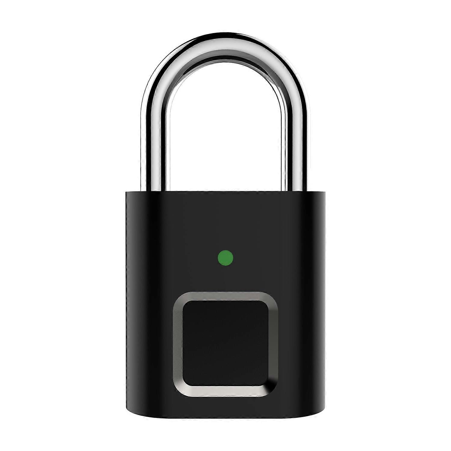 Padlock with fingerprint