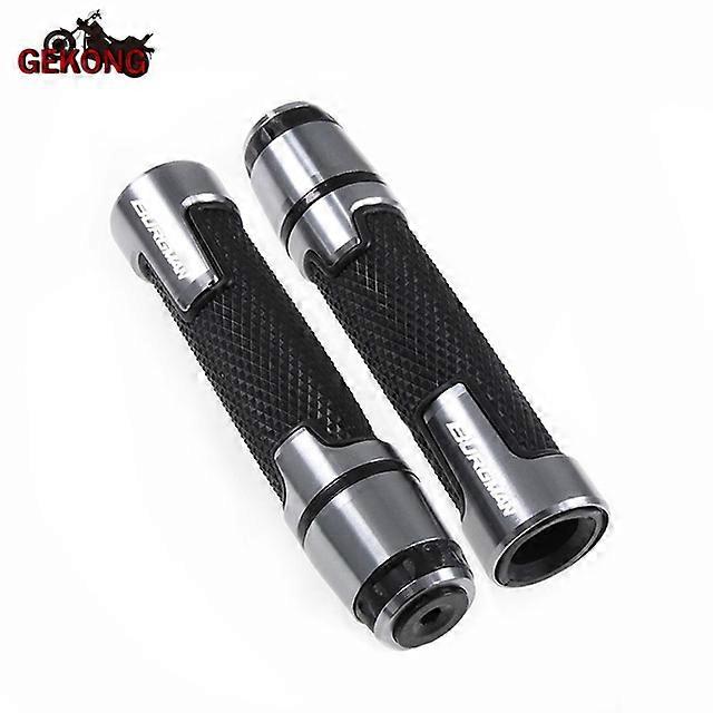 For SUZUKI BURGMAN AN125 AN250 AN400 AN650 AN 650 Burgman 400 650 125 200 Motorcycle 7/822mm Rubber Handlebar Grips End