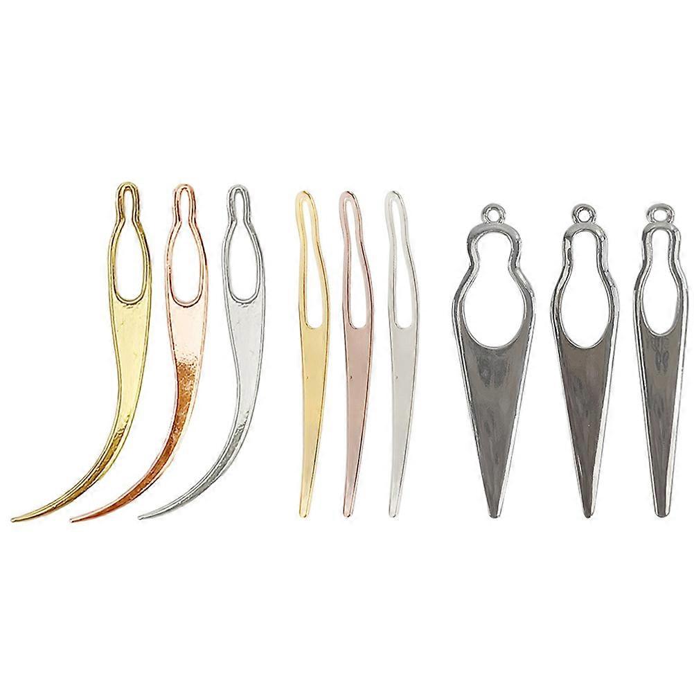 9Pcs Dreadlock Crochet Needle Small Interlocking Tool Hair Extensions Styling Tools