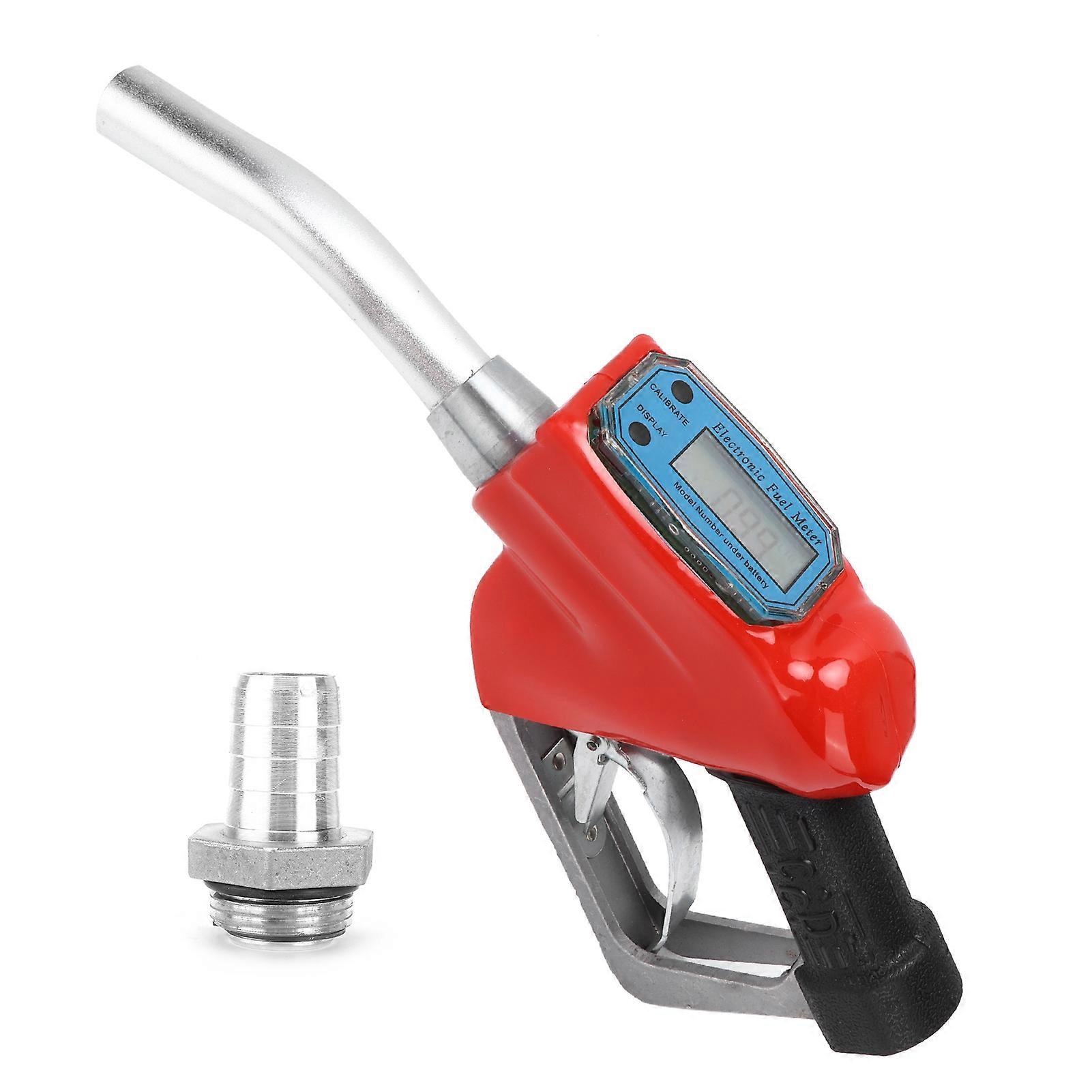 Flow Meter Sensor Indicator Electronic LED Digital LCD for Diesel Petrol Oil Methanol