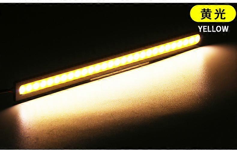 2pcs 17cm Universal Cob Led Strip Car Daytime Running Fog Lamp Drl Driving Strip Light Flexible Led Strip/waterproof 10-16v