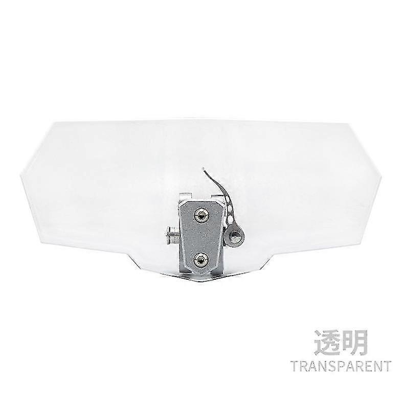 Exquisite Universal Motorcycle Windshield Extension Heightened Airflow Adjustable Windscreen Wind Deflector With Bracket