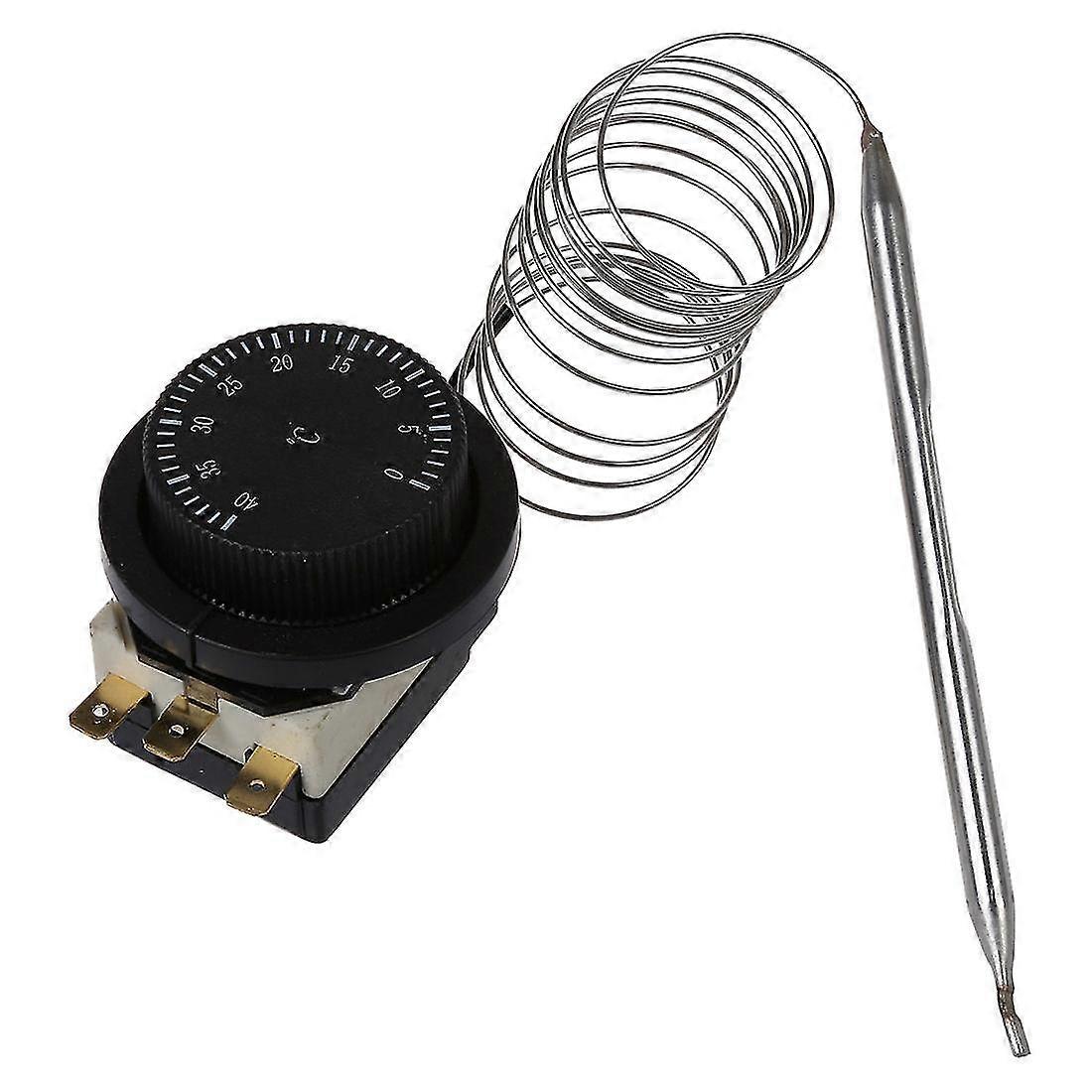 1NC 1NO AC 250V/380V 16A 0-40C Temperature Control Switch Capillary Thermostat