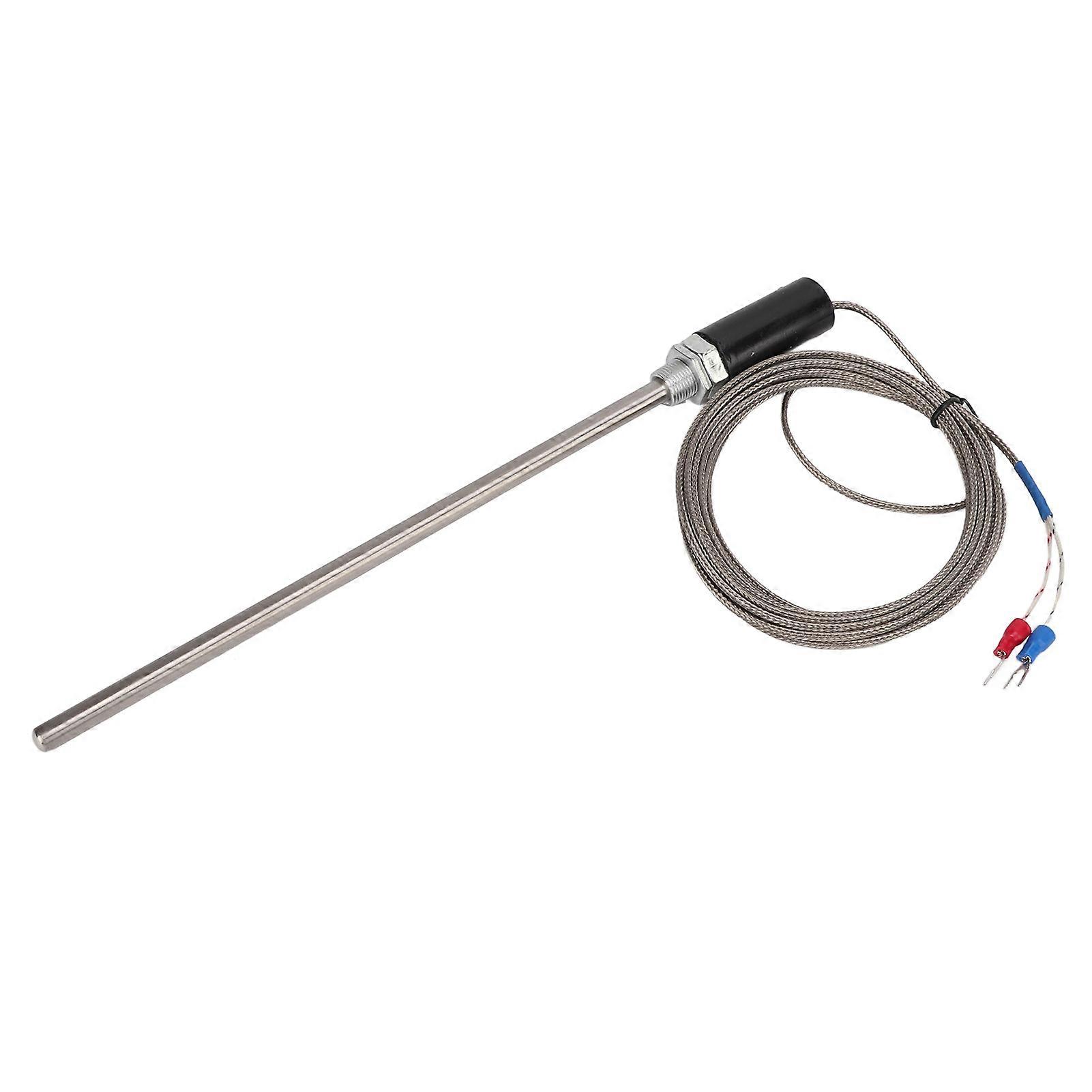 M12 Probe Type Thermocouple K Type Stainless Steel Temperature Sensor Temperature Probe3m