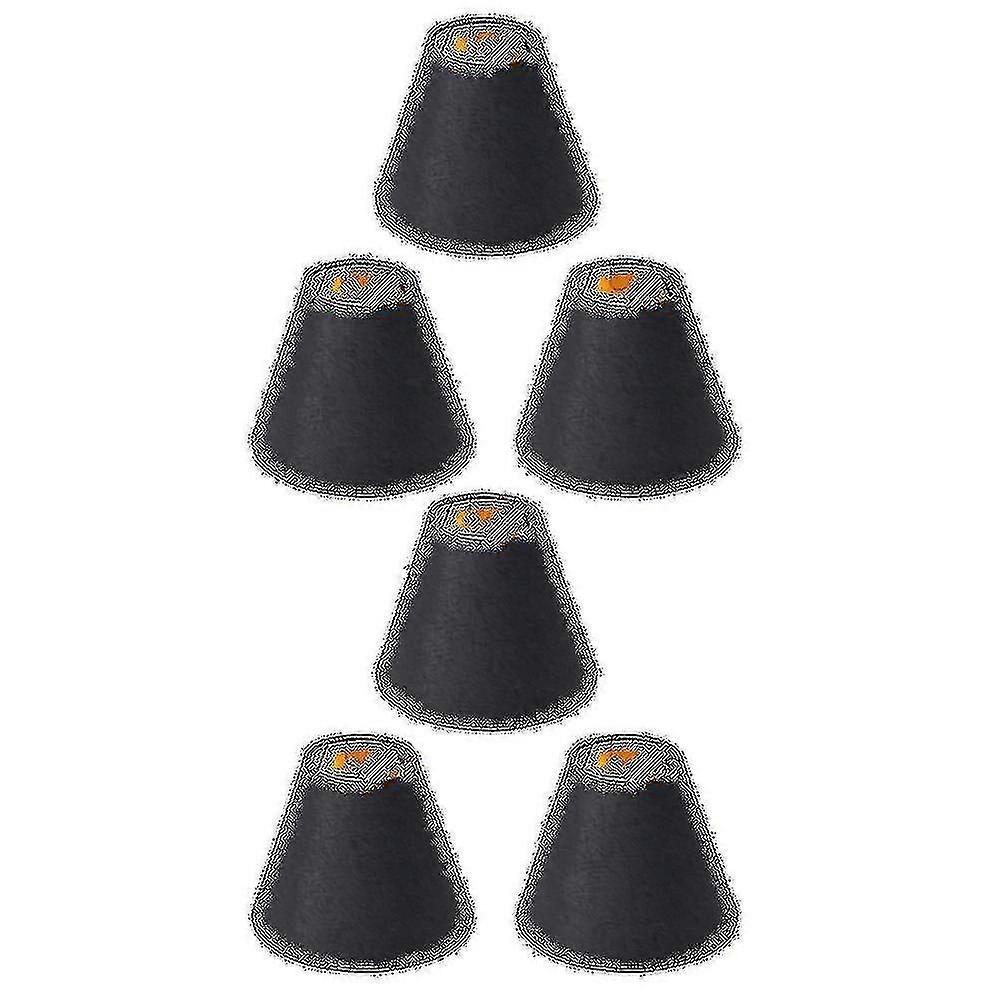6x Small Lamp Shade Chandelier Shade Small Lamp Shade Clip For Candelabra Bulbs Table Chandelier Wa