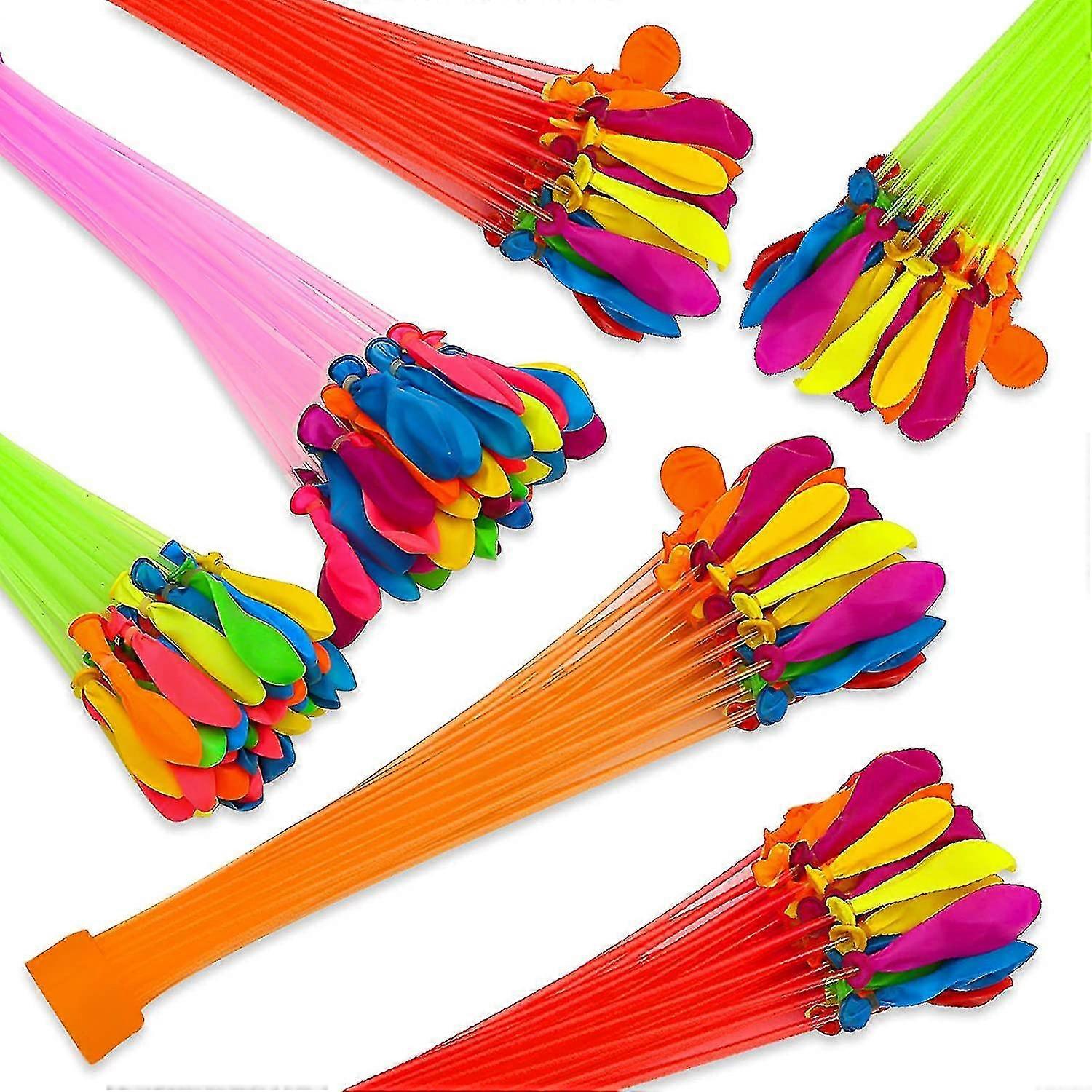 222pcs Water Balloons, Self-closing Without Knots