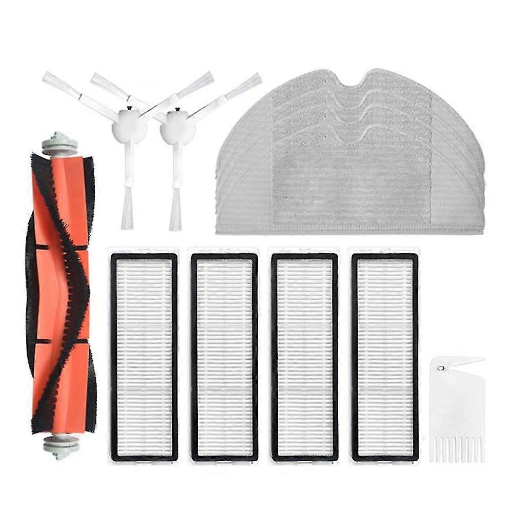 Hepa Filter+main Side Brush+mop Cloth Replacement Kits For Xiaomi