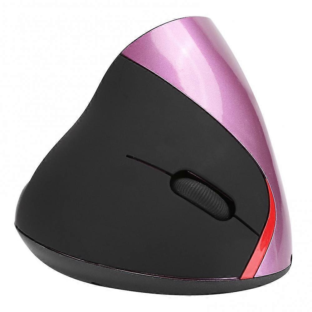 Ergonomic Wireless Optical Mouse 1200DPI High Gloss UV Paint Surface Purple