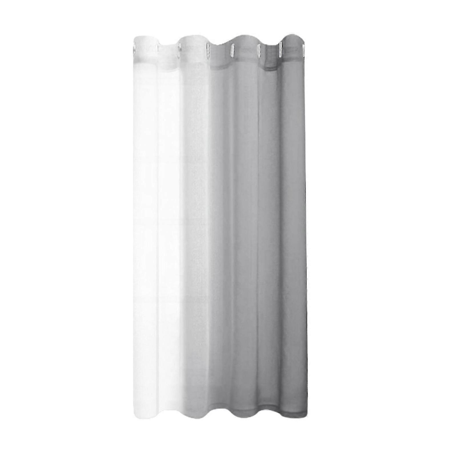 faux grommet light filtering semi sheer gradient window curtain