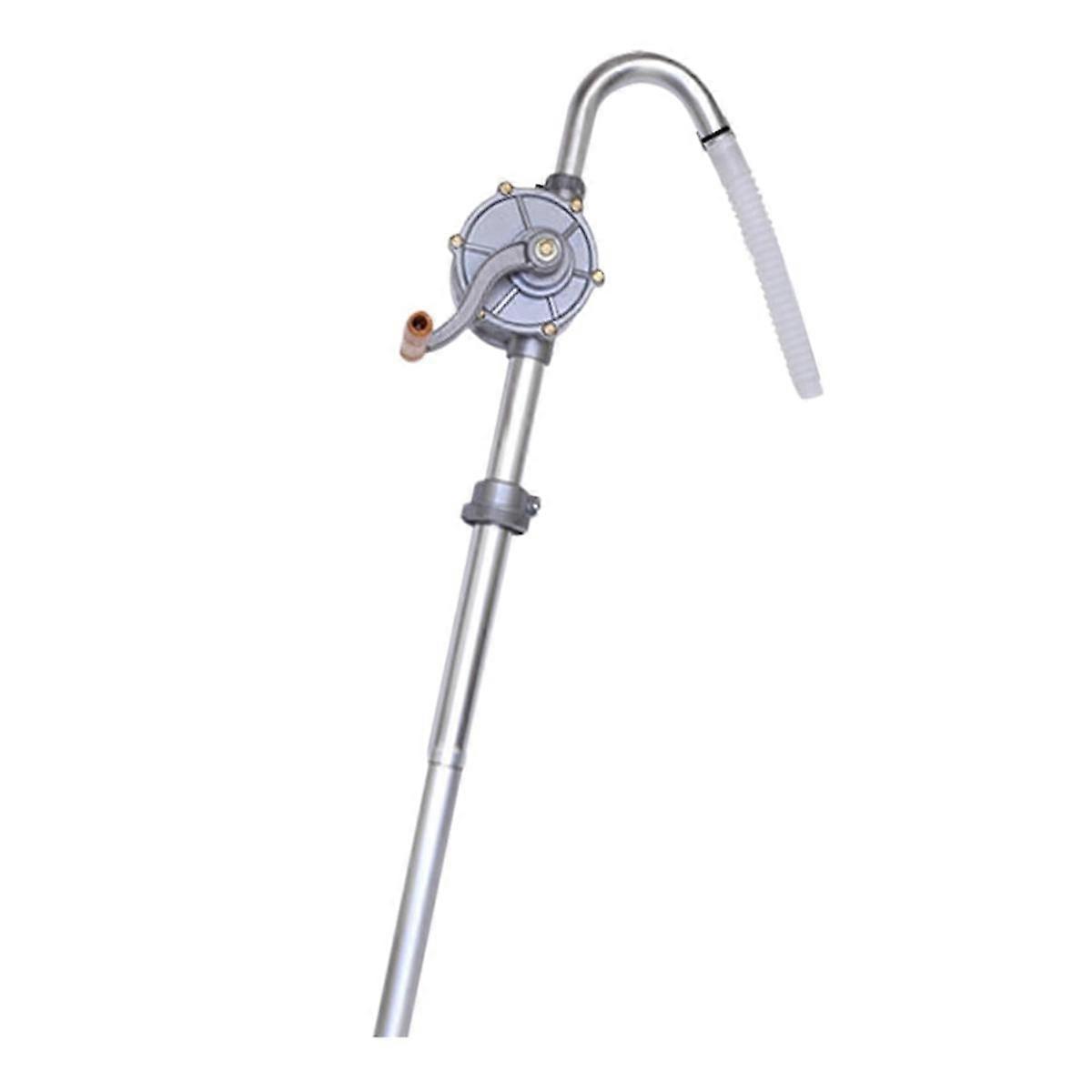 Pompa bębnowa o pojemności od 15 do 55 galonów, ulepszona, całkowicie aluminiowa pompa bębnowa do przenoszenia oleju, ręczne pompy paliwowe do płynu hydraulicznego