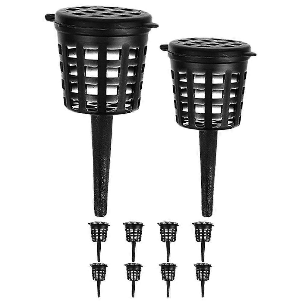 10pcs Mini Pflanzdünger Körbe Dünger Abdeckkästen Dünger Abdeckkörbe