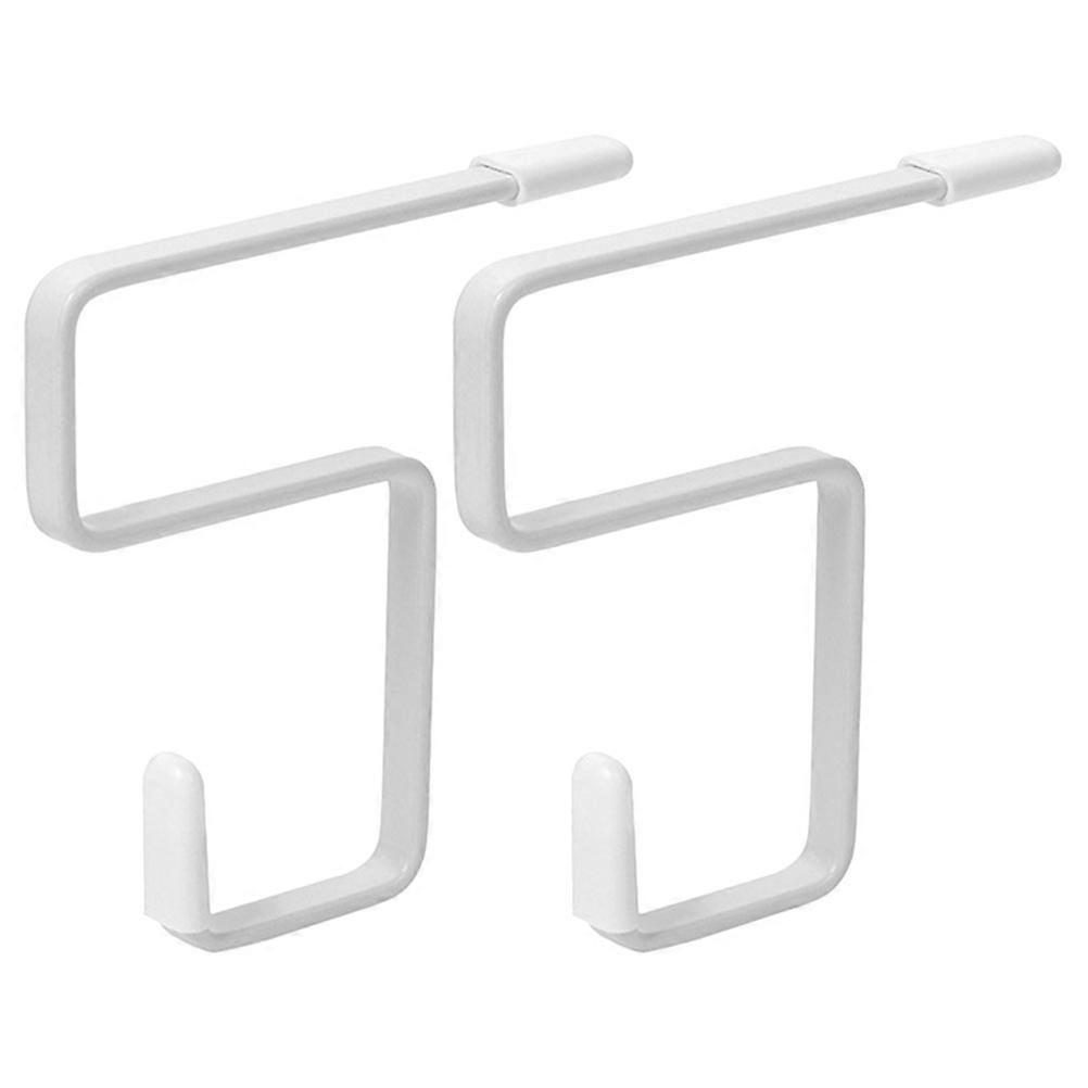 2pcs Portable Office Desktop Hook Purse Hook Holder Handbag Iron Hanger for Table Desk