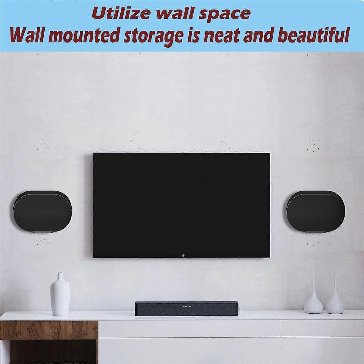 Wall Mount Metal Stand for Era 300 Audio Bedroom Wall Storage Holder Organizer Rack Smart Speaker B