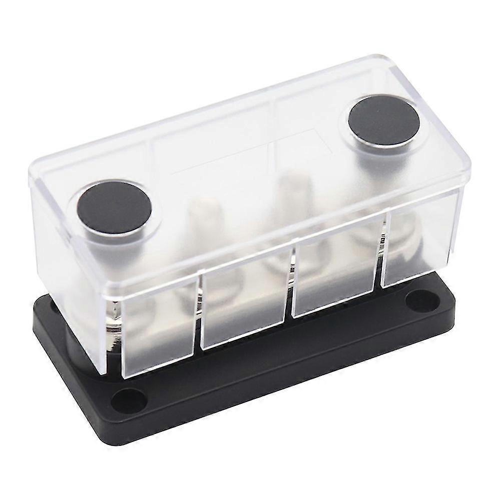 300a Large Current Bus Bar Power Distribution Block With Cover For Marine Automotive Rv