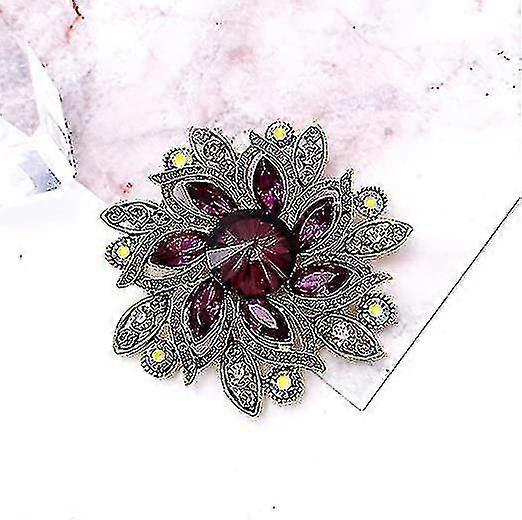 Women's Austrian Crystal Elegant Flower