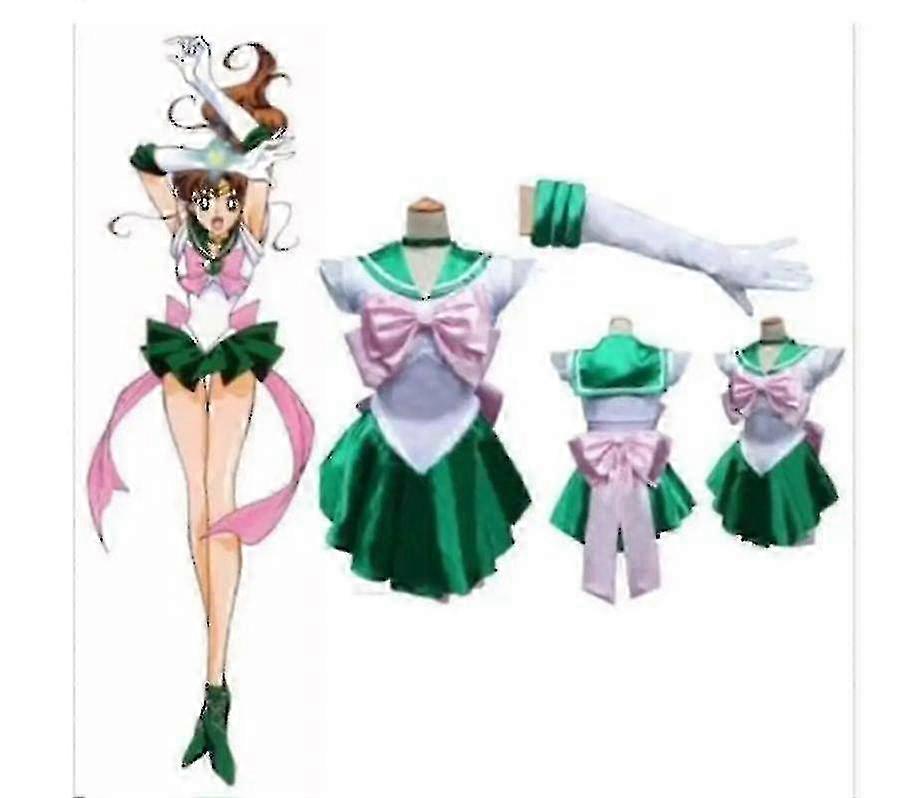 Sailormoon Sailor Júpiter Disfraz de Mujer-Yvan