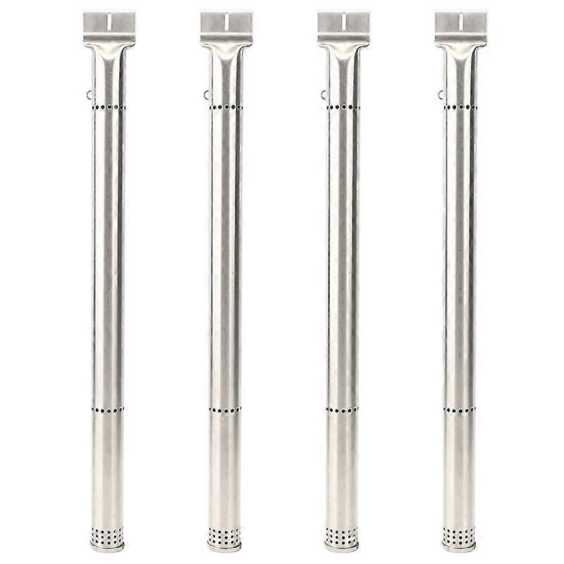 Parti di ricambio per tubi per bruciatori a gas per barbecue in acciaio inossidabile da 4 pezzi per Charbroil 463241013 463241113 463241313