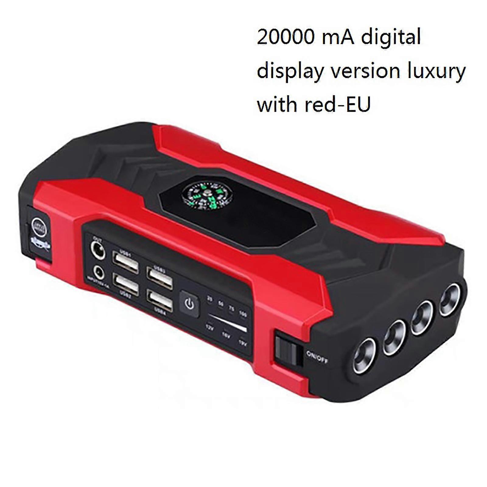 Power Bank 22000mAh 2000A Jump Starter Bærbar Lader Bil Booster 12V Auto Startenhet Nød Bilbatteri Starter
