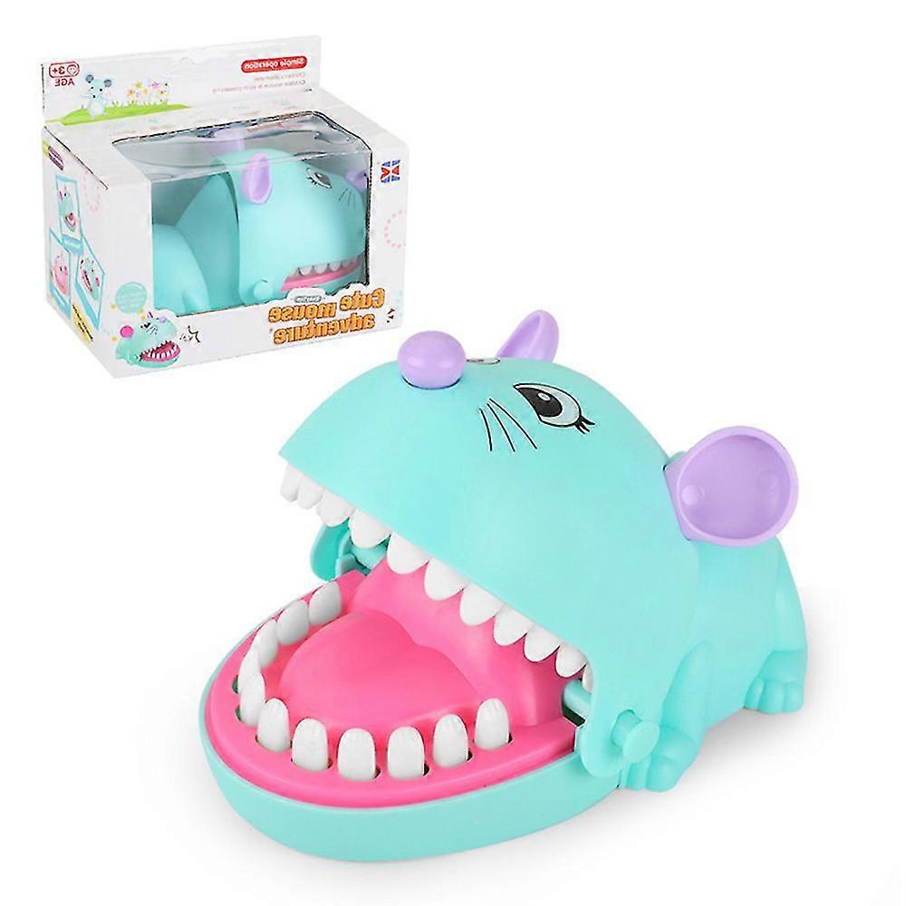Animal Biting Finger Toy Game Cute Shark Crocodile Dinosaur Dog Mouse Party Teeth Dentist Prop For Kids Party Trick Game