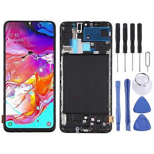 TFT LCD Screen for Samsung Galaxy A70 Digitizer Full Assembly with Frame