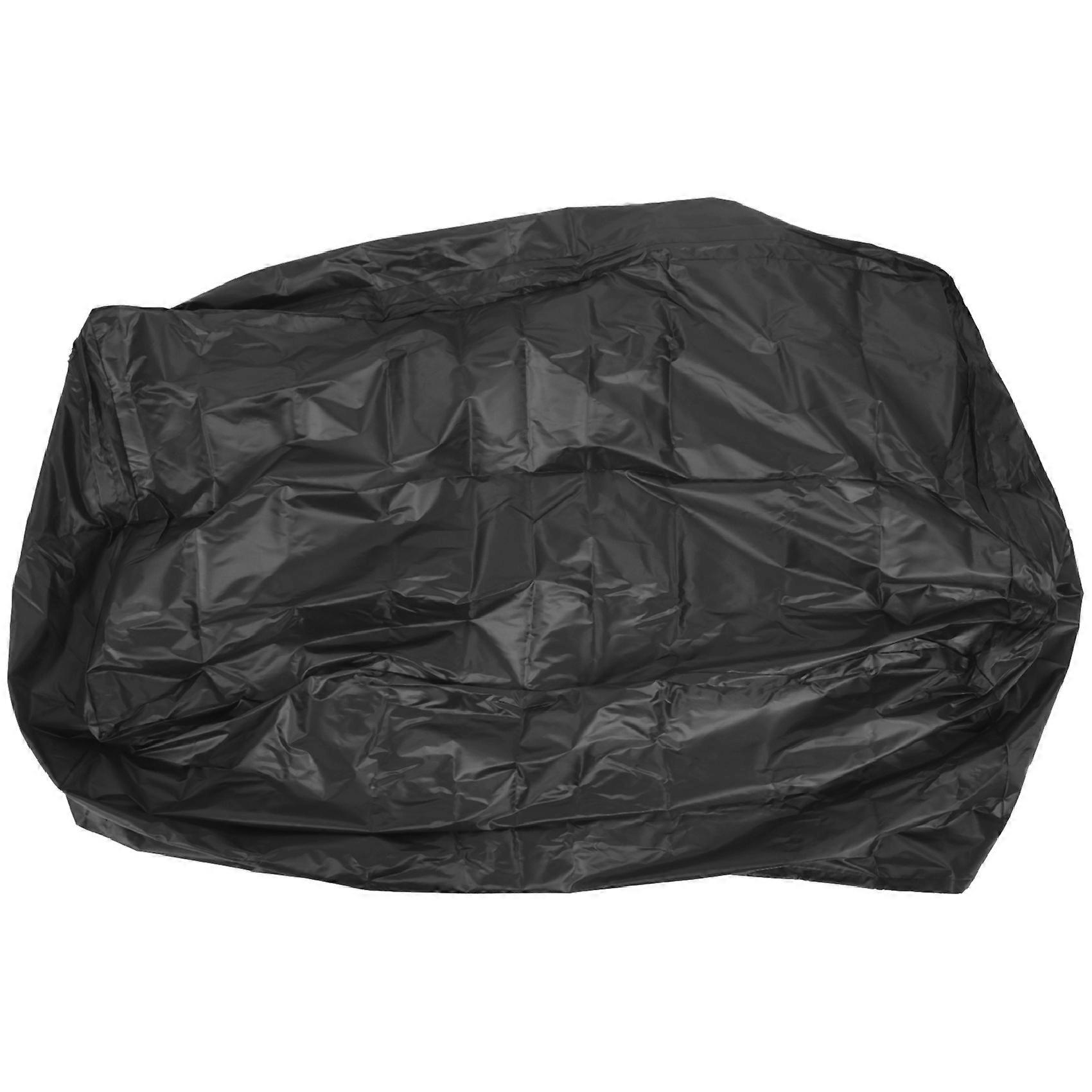 Outdoor Deck Box Cover with Zipper Waterproof Garden Box Cover Patio Container Protective Cover Sma