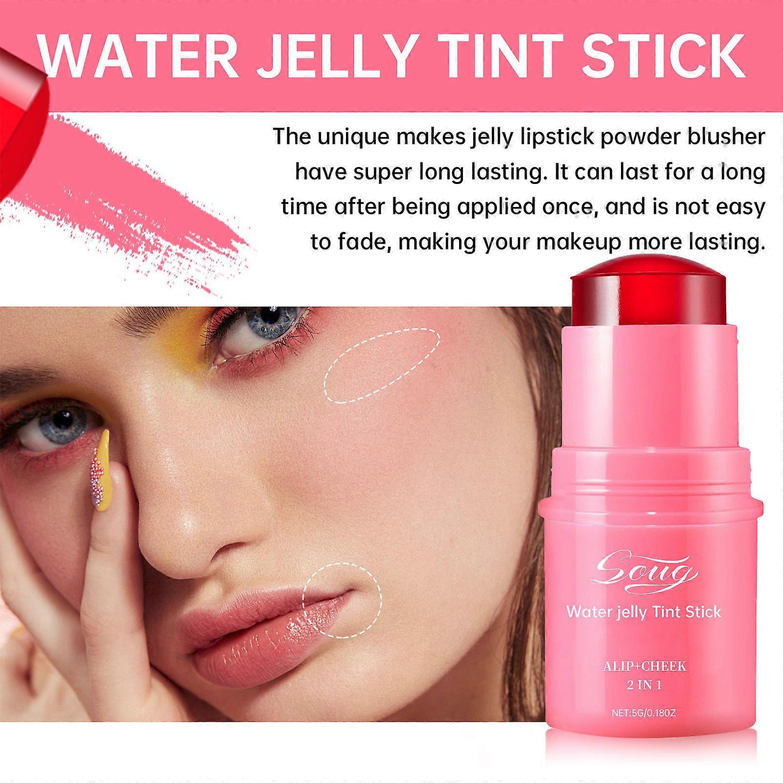 Fruit Jelly Color Tone Cool Transparent Lips And Cheek Stains Constructable Watercolor Paint Finish