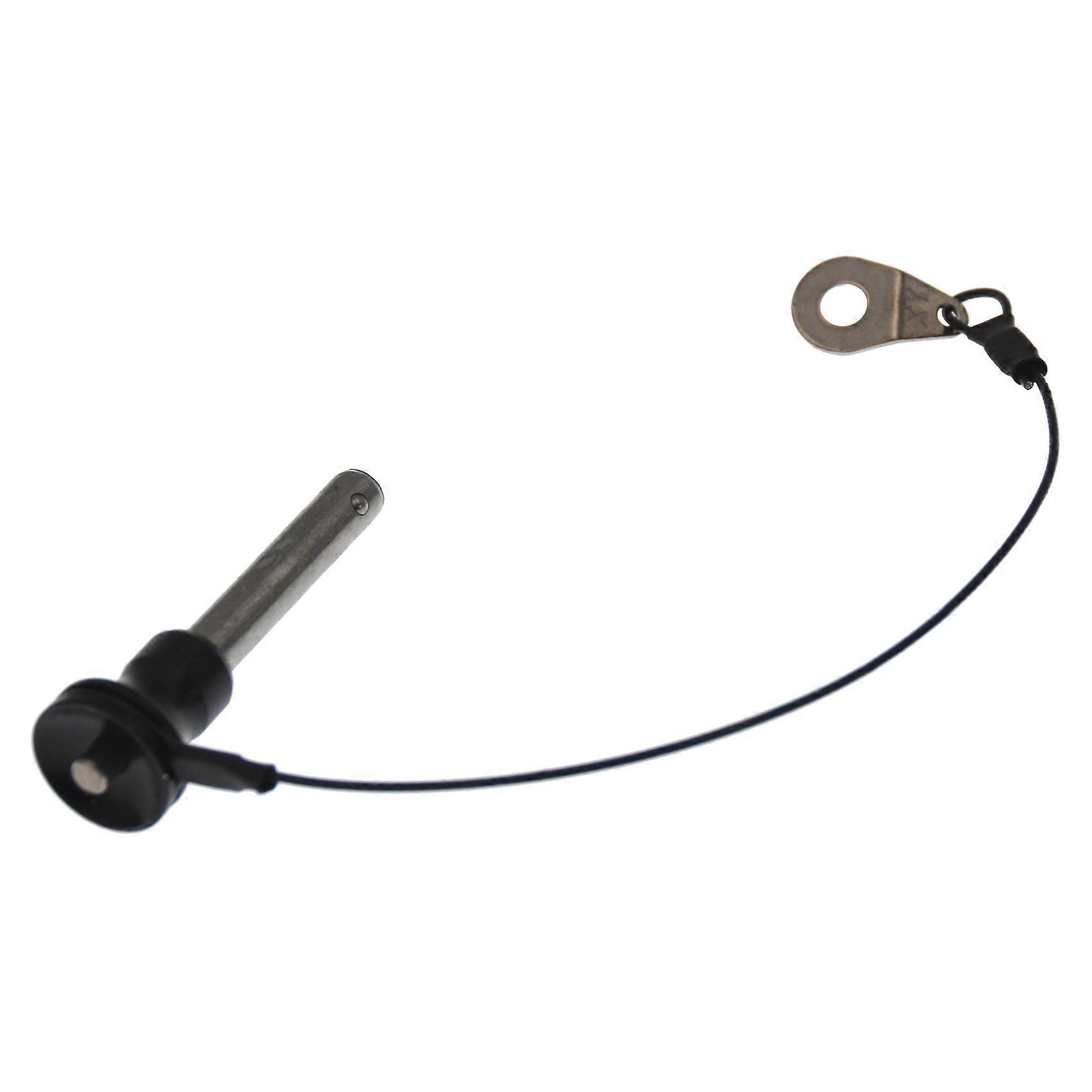 Push Button Quick Release with End Stroke Ball Lock Quick Release Pin 8mm-35mm Black +Silver