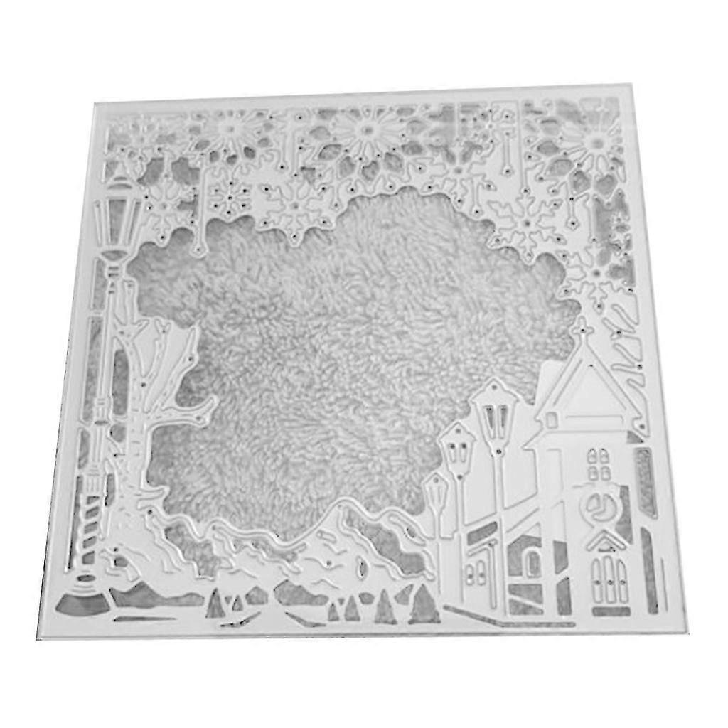 Snowy Scene Metal Cutting Dies Cut Stencils For Embossing Card Making
