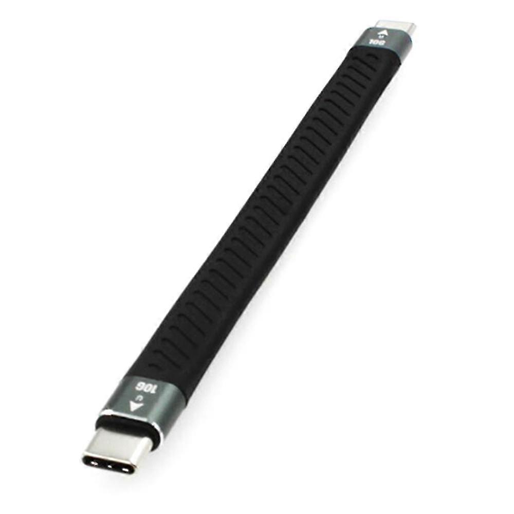 F90 PD 60W USB3.1 Cable 10Gbps Type C to C USB Fast USB C for Pro Quick Charge Data Cable,9cm