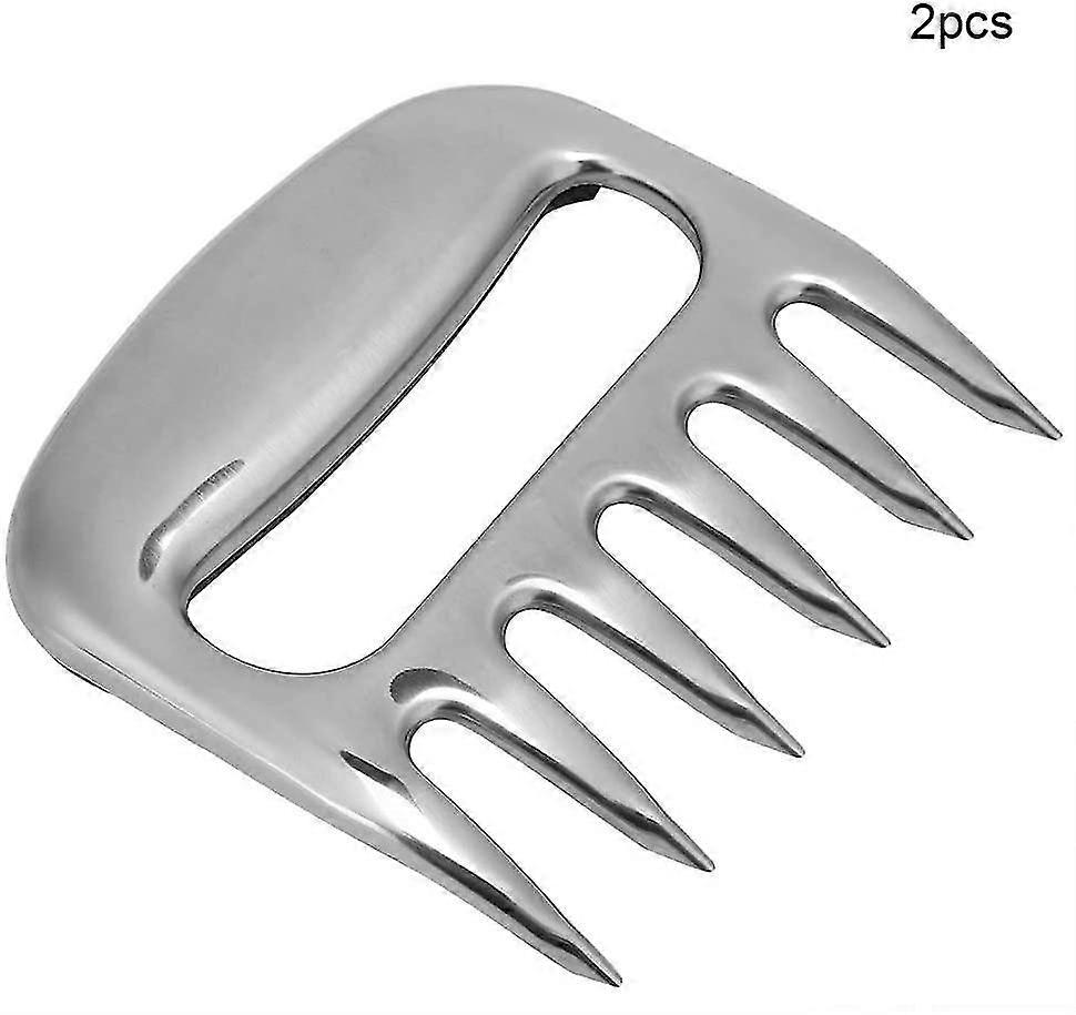 2 Pack Meat Bear Claws For Bbq, Meat Forks Pulled Pork Meat Shredder Claws For Meat Handling(black)