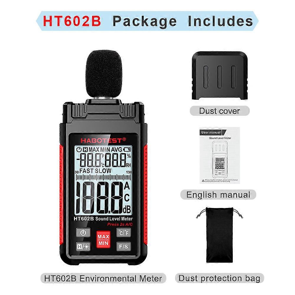 Sound Level Meter Audio Level Meter 30-130d Decibel Meter Portable Noise Meter Decibelimetro Handheld db Meter