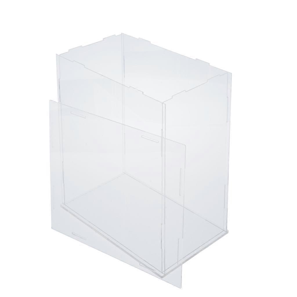Clear Acrylic Toy Display Show Case Dustproof Box Protect Tool Transparent