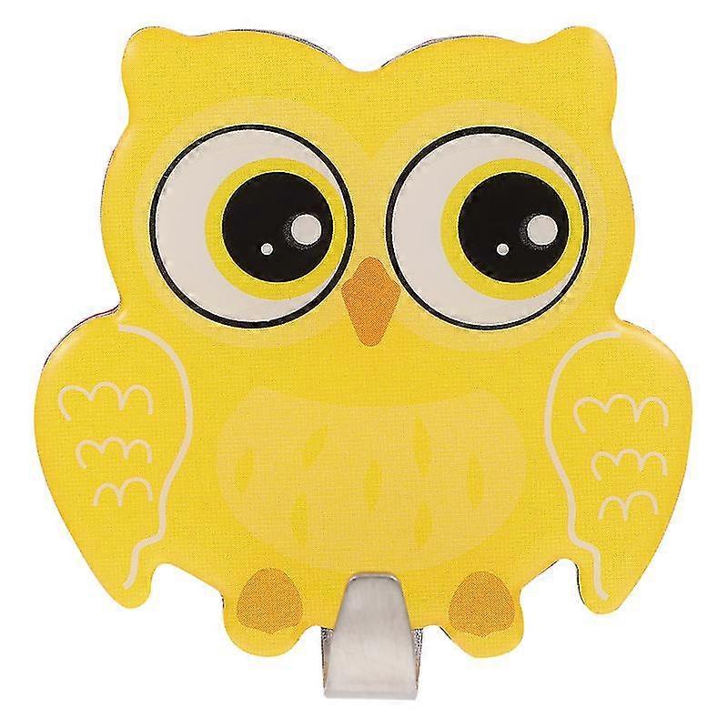 1pc Multi-functional Home Adhesive Hook Stainless Steel Owl Shape Hanging Hooks