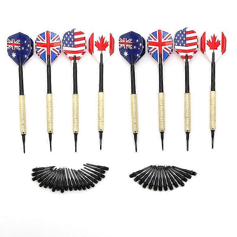 12pcs Of Soft Tip Darts & 36 Extra Tips Professional For Electronic Dartboard Needle Replacement For Electronic Dart