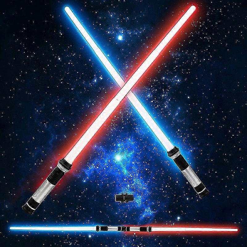 2 قطع حرب النجوم الليزر السيف التعريفي تغيير اللون الليزر السيف الشعر Lightsaber دعوى سبعة لون التبديل