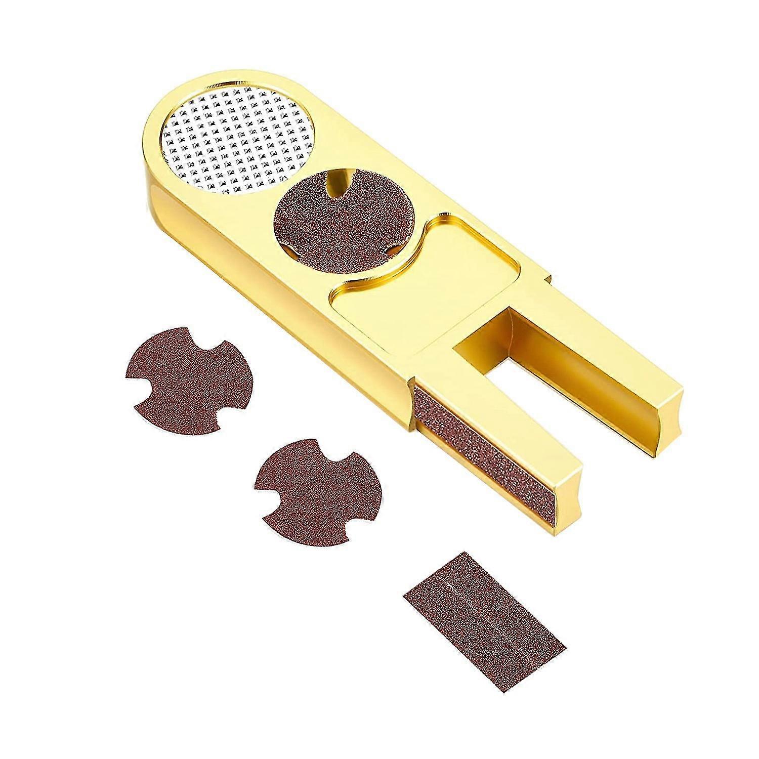 Pool Cue Tip Shaper Tool Cue Tip Sander Burnisher Cue Stick Tool U Shaped Cue Tip Trimmers With Sa