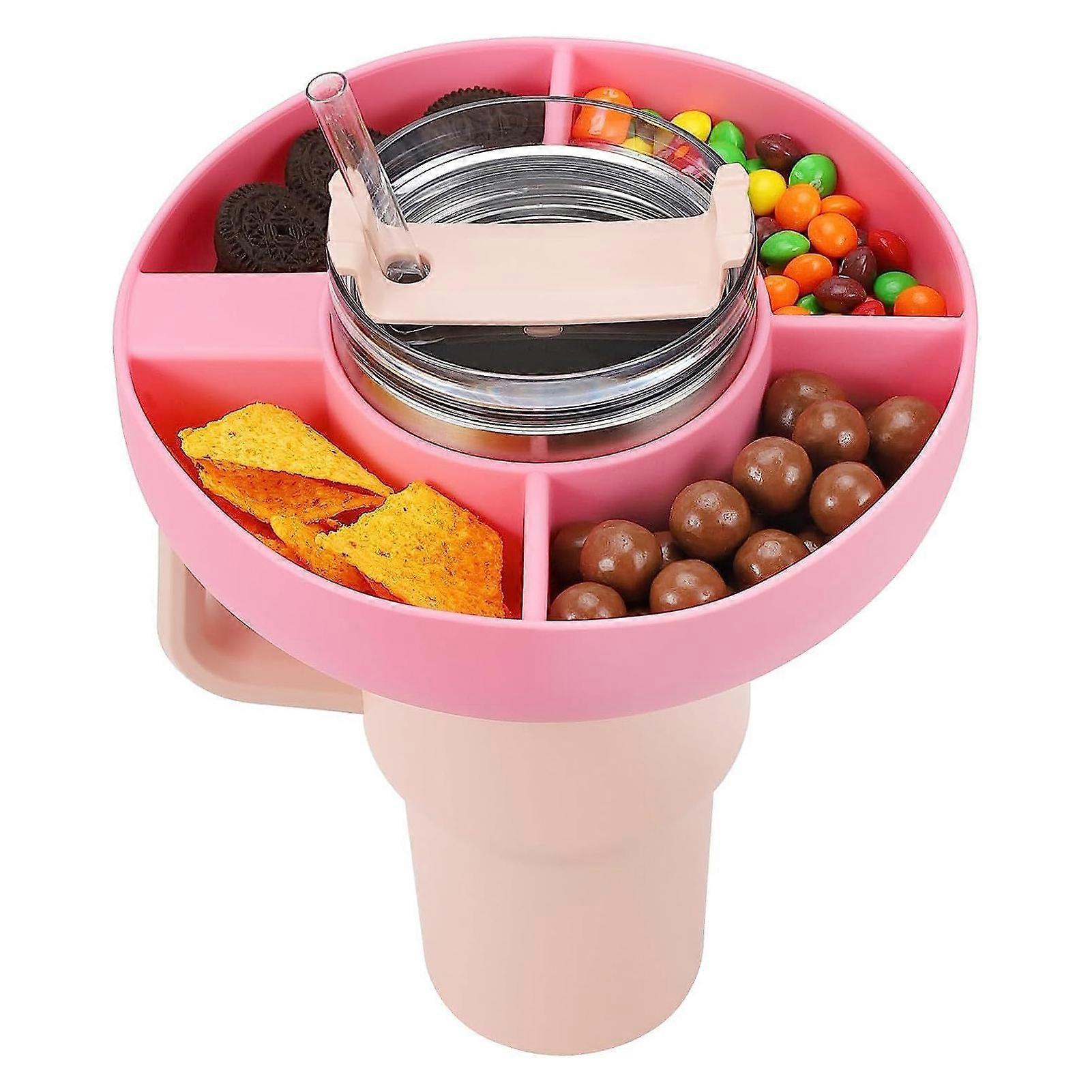 Reusable Silicone Snack Platter Suitable for Stanley Cup 40oz