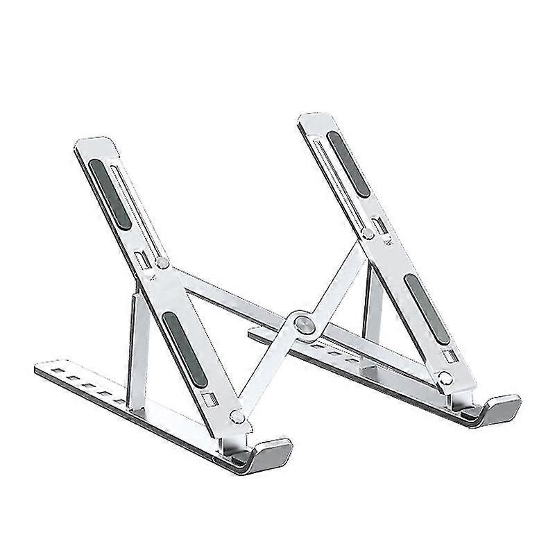 Laptop Stand, Aluminum Laptop Stand, Height Adjustable Foldable Stand(silver)