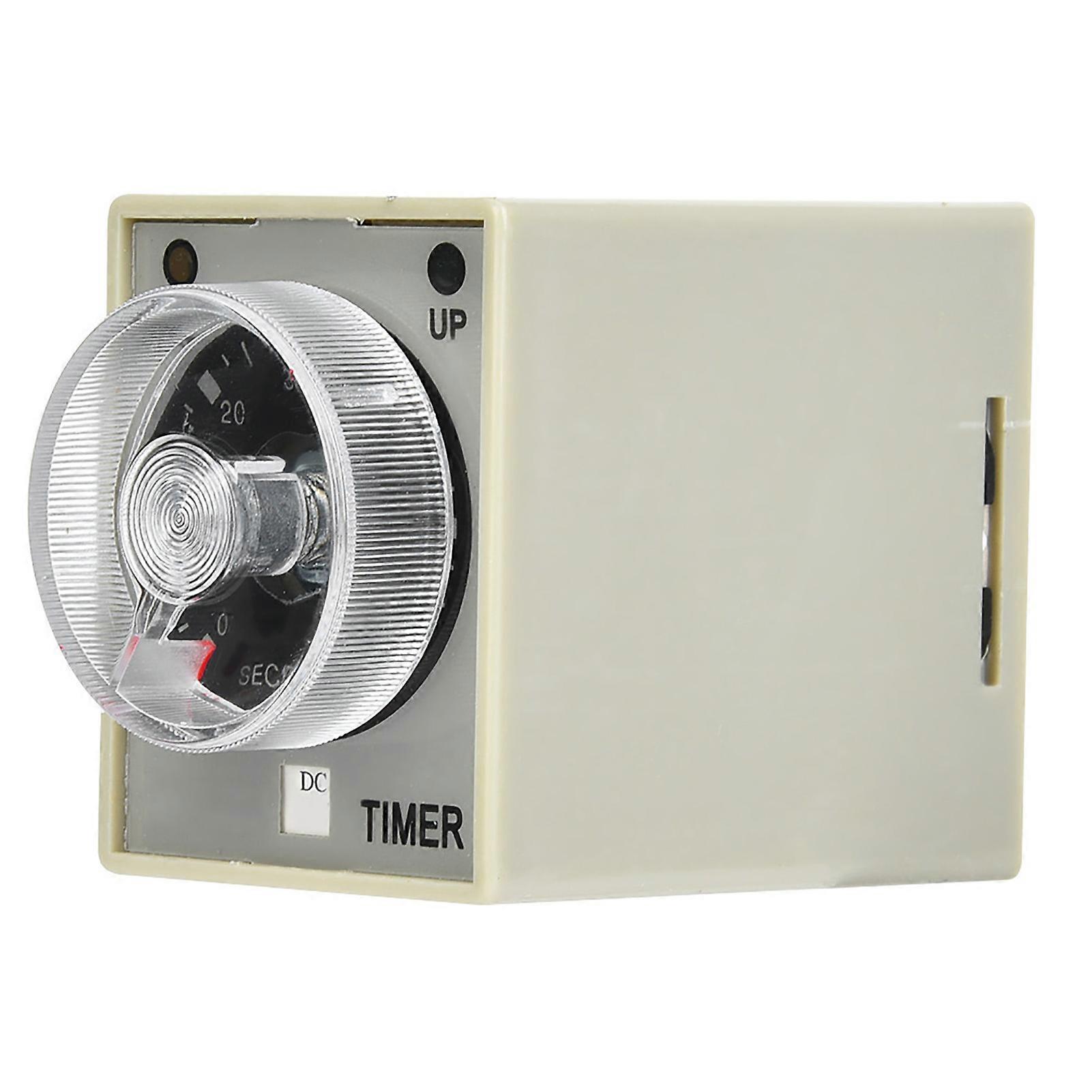 8 Pins Release Delay Timer DC24V 60S Delay Range - Electronic Time Relay 35mm DIN Rail Mount
