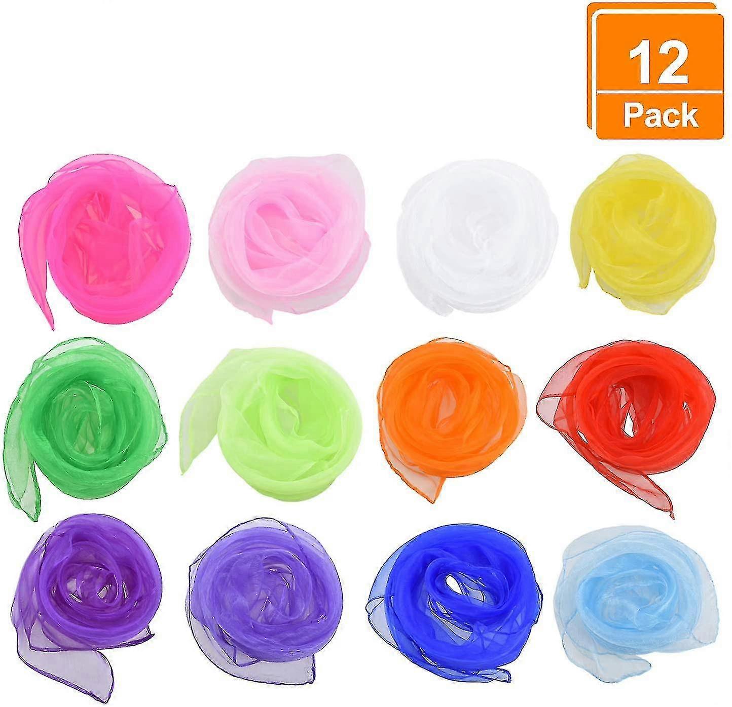 12 Pcs For Sensory Tools, Dancing, Juggling, 60 X 60cm