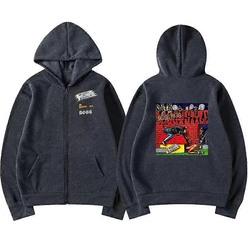 スヌープドッグジッパーパーカー犬スタイルアルバム90年代Y2K